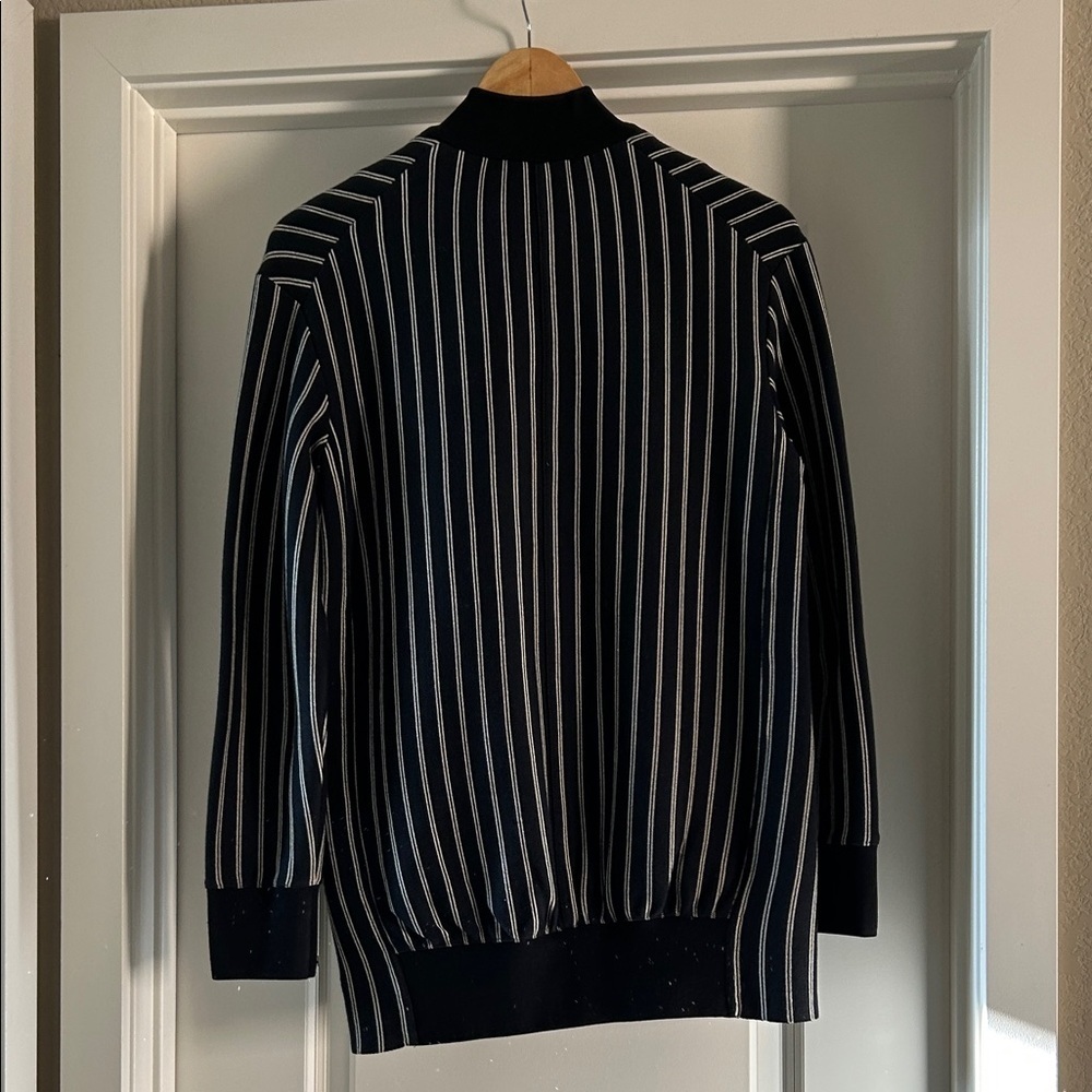 rag & bone Black and White Striped Jacket full zip XS - Picture 5 of 7